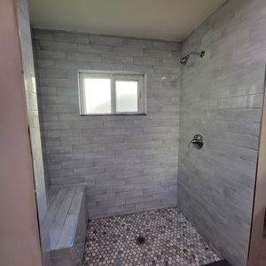 We remodel bathroom.